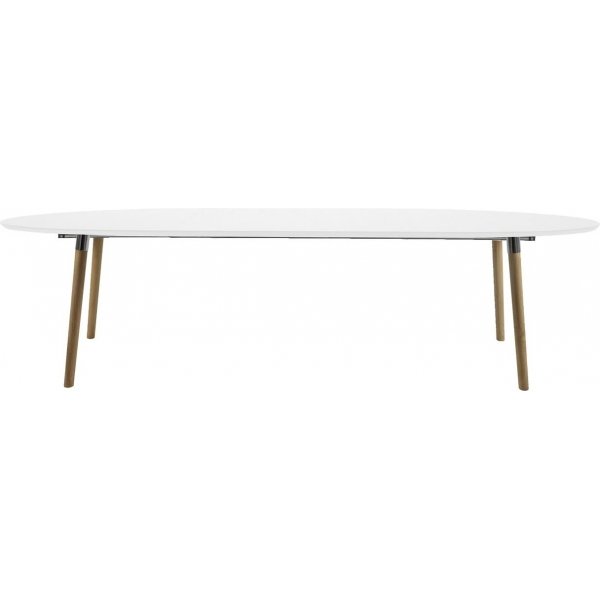 Belina frlngningsbart matbord 170-270 cm - Vit/ek