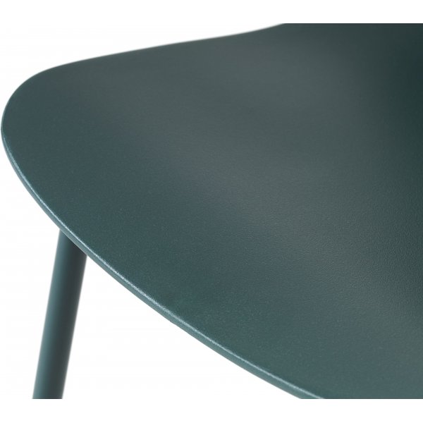 Chaise Drake vert ptrole