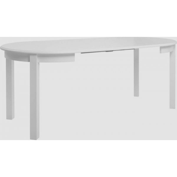 Table à manger Roland 95-195 x 95 cm - Blanc Table à manger Roland 95-195 x 95 cm - Blanc