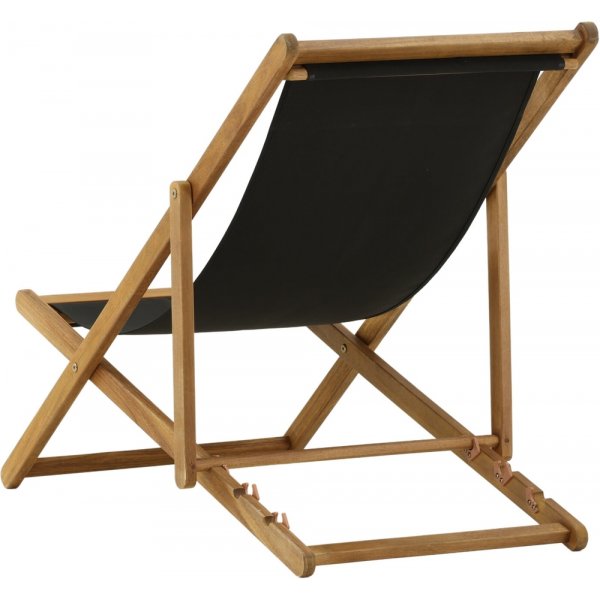 Peachy strandstol - Svart/Natur Peachy strandstol - Svart/Natur