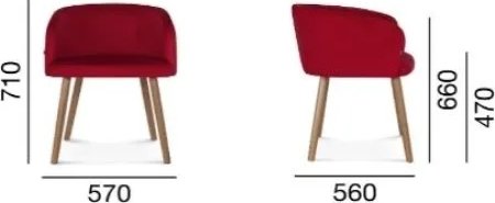 Skip frame chair - Couleur optionnelle du cadre et du rembourrage