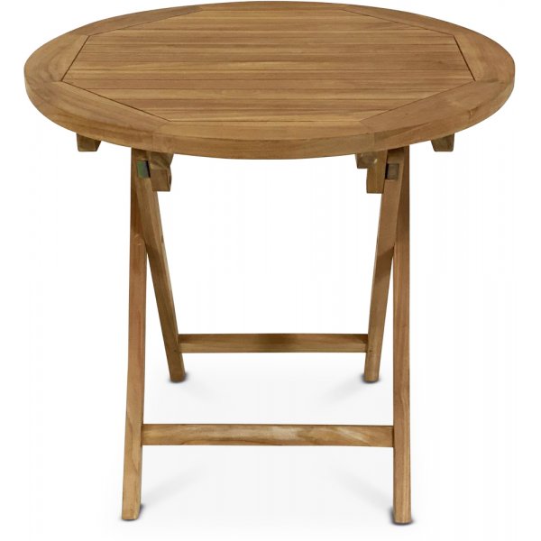 Grunnebo vikbart runt matbord 80 cm - Teak Grunnebo vikbart runt matbord 80 cm - Teak