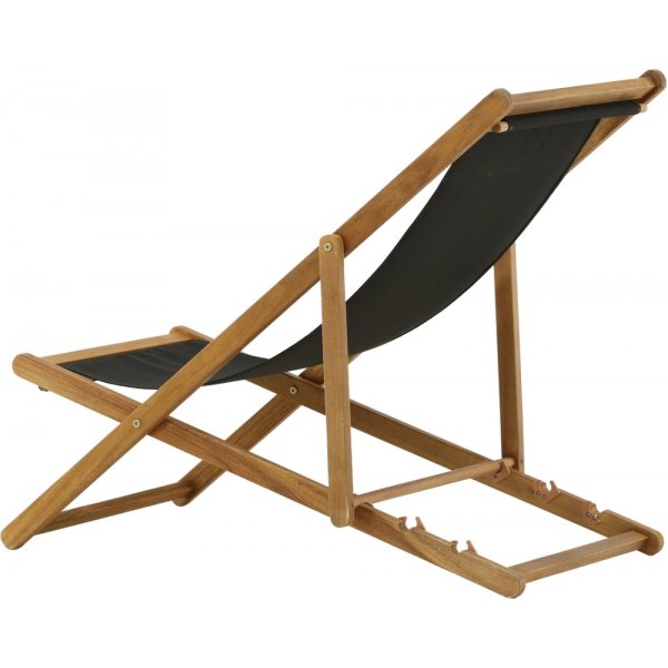 Peachy strandstol - Svart/Natur Peachy strandstol - Svart/Natur