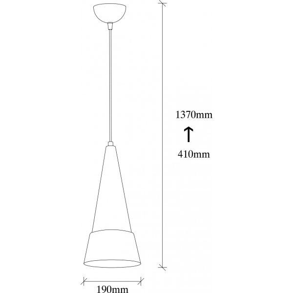 Plafonnier Dodo 2531 - Noir/cuivre Plafonnier Dodo 2531 - Noir/cuivre