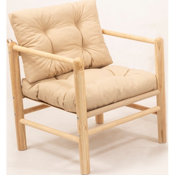 Jardin loungeset - Bok/cream Jardin loungeset - Bok/cream