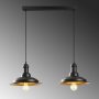 Samba plafondlamp 3776 - Zwart/goud
