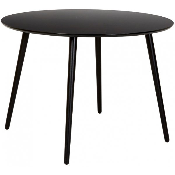 Carisma runt matbord 110 cm hgtryckslaminat - Svart