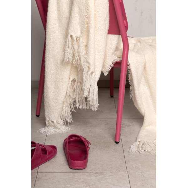 Sten pläd 130x170 cm - Vit Sten pläd 130x170 cm - Vit