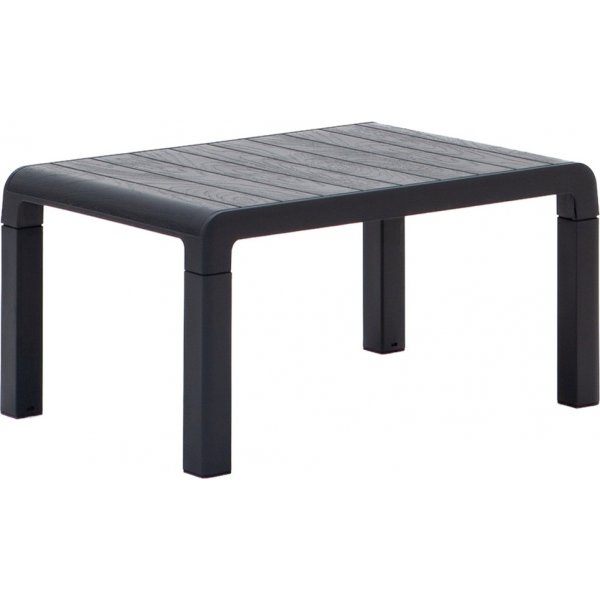 Groupe salon Lara avec canapé 2 places, 2 fauteuils et table - Anthracite Groupe salon Lara avec canapé 2 places, 2 fauteuils et table - Anthracite