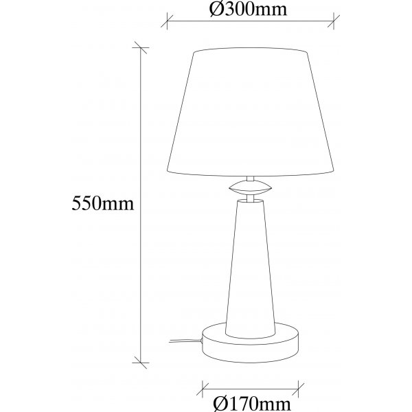 Lampe de table Pardo - Antique