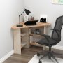 Corner hrnskrivbord 80 x 80 cm - Furu/beige