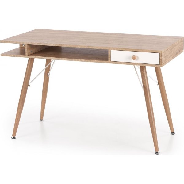 Bureau Miriam 120x60 cm - Chne Sonoma/blanc