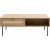 Table basse Dubai 110 x 60 cm - Chne/rotin artificiel