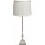 Linn bordslampa - Offwhite/krom - 66 cm