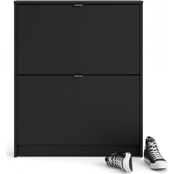 Shoes skoskåp med 2 fack - Svart Shoes skoskåp med 2 fack - Svart