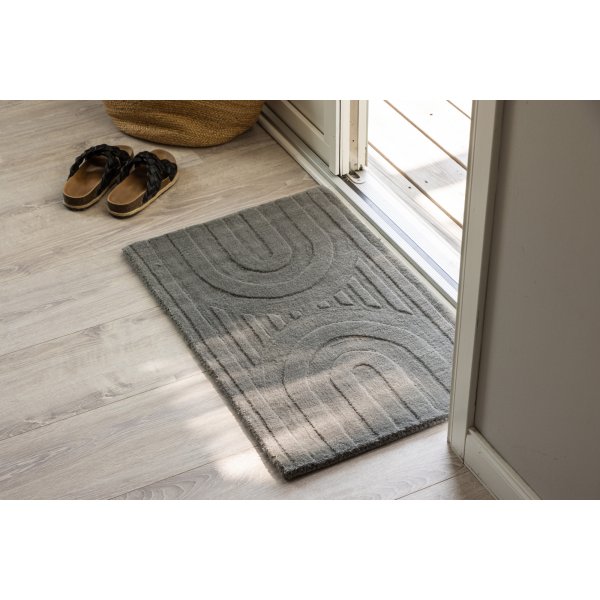 Nora matta fyrkantig 50 x 80 cm - Silver Nora matta fyrkantig 50 x 80 cm - Silver