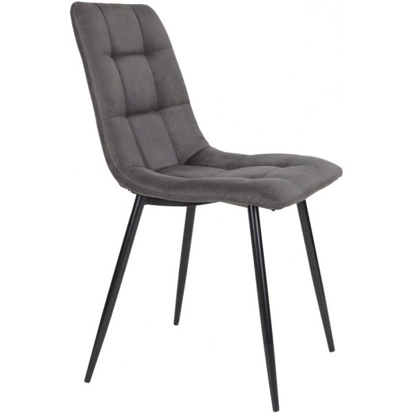 Chaise de salle  manger Middelfart - Gris fonc/noir