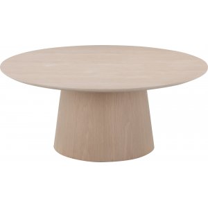 Hvik salontafel 100 cm - Wit gepigmenteerd eikenhout