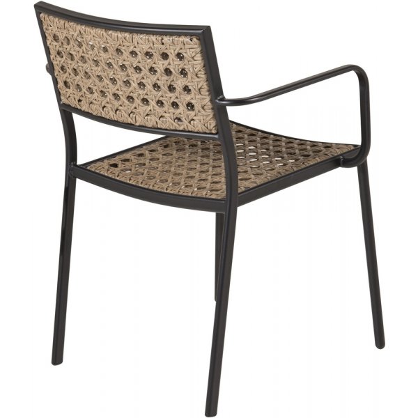 Paola matstol - Svart/Natur Paola matstol - Svart/Natur