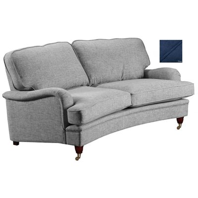 Howard Luxor svngd 3-sits soffa 195 cm - Mrkbl