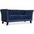 Milton Chesterfield 3-sits soffa - Mörkblå sammet