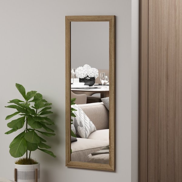 Miroir mural Sonny - Marron