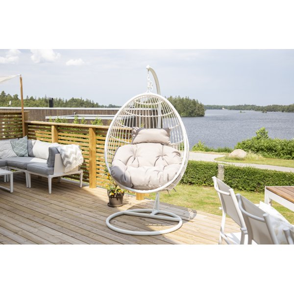 Viga hängstol - Vit/grå Viga hängstol - Vit/grå