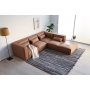 Nees modulsoffa i cognac (sammet) combo 2