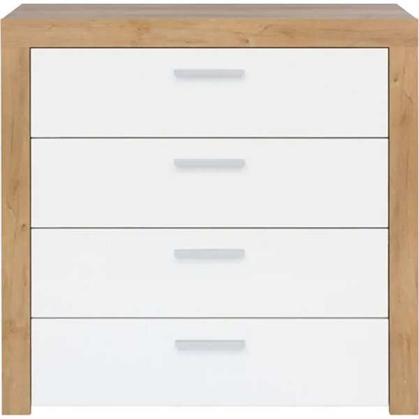 Commode Balder - Chêne/blanc Commode Balder - Chêne/blanc