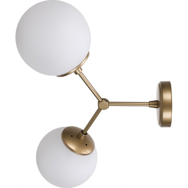 Damar wandlamp 6341 - Geel/wit