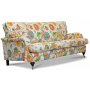 Savoy 3-sits soffa med blommigt tyg - Havanna Vit
