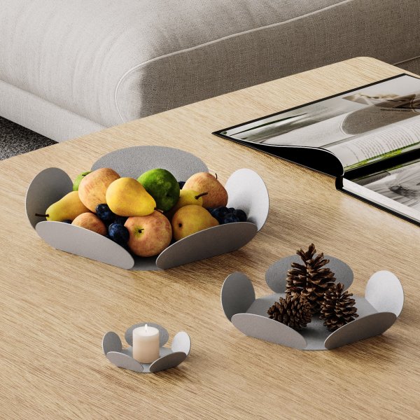 Rodos dekorationsfat - Ljusgr