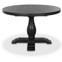 Arthur runt matbord 120-170 cm i diameter - Svart Arthur runt matbord 120-170 cm i diameter - Svart