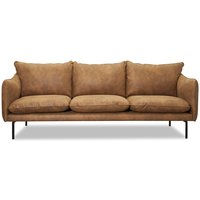 Björndal 3-sits soffa - Cognac ecoläder Björndal 3-sits soffa - Cognac ecoläder