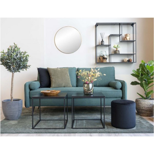 Lampbord 45 x 45 cm - Svart + Möbeltassar Lampbord 45 x 45 cm - Svart + Möbeltassar