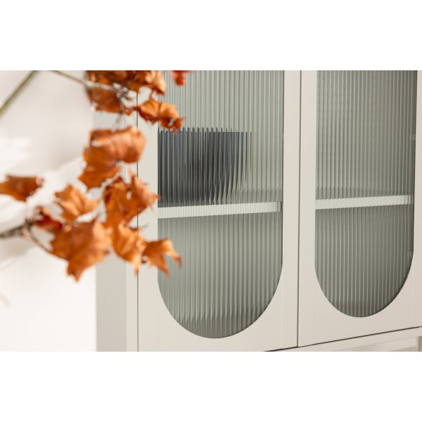 Lima vitrinskåp beige Lima vitrinskåp beige