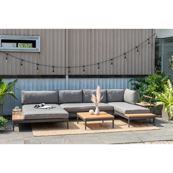 Lifestyle Garden Topaz bankstel - Grijs/teak
