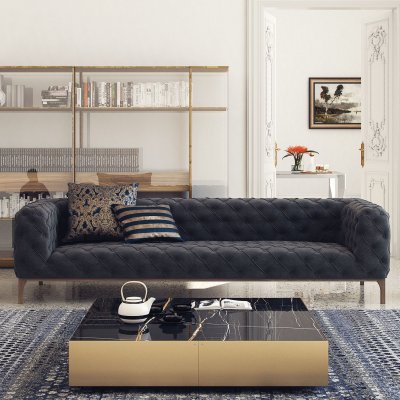 Fashion 4-sits soffa - Grå