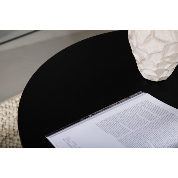 Olivia soffbord Ø80 cm - Svart Olivia soffbord Ø80 cm - Svart