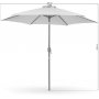 Parasoll Malta med soldriven LED belysning - Beige