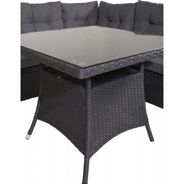 Groupe de canapés d\\\'angle Watford - Noir/gris Groupe de canapés d\\\'angle Watford - Noir/gris