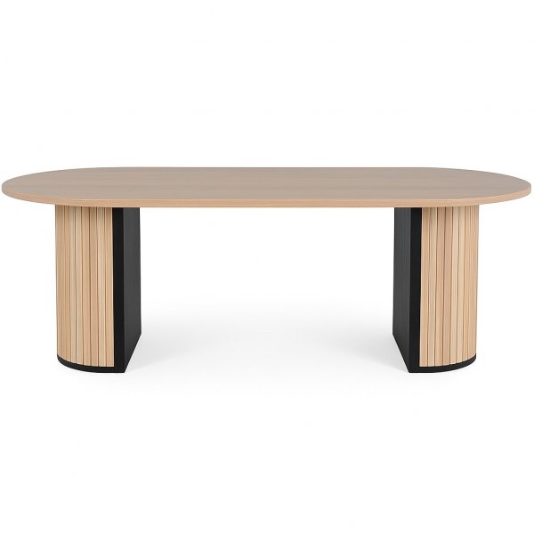 Bianca tafel 200x90 cm whitewash eiken