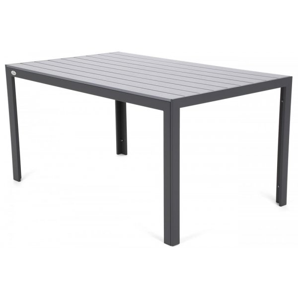 Utematgrupp Ibiza bord med 6 st positionsstolar - Gr�/m�rkgr�