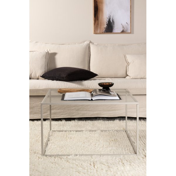 Table basse Netz 80 x 80 cm - Beige Table basse Netz 80 x 80 cm - Beige