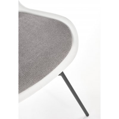 Cadeira matstol 488 - Vit/gr