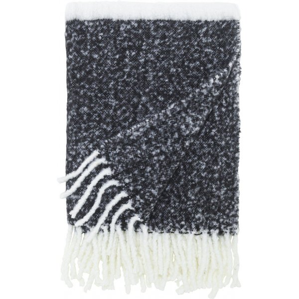 Plaid Carl 130 x 170 cm - Noir/blanc Plaid Carl 130 x 170 cm - Noir/blanc