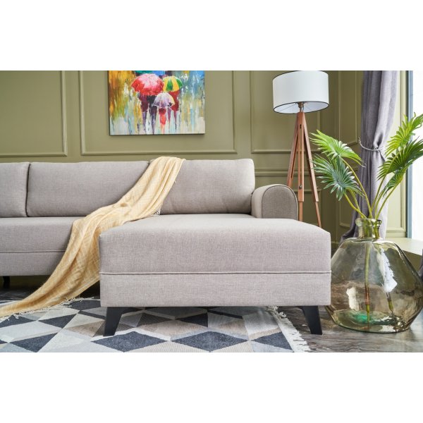 Canapé convertible Bend - Blanc crème Canapé convertible Bend - Blanc crème