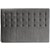 Centa grå sänggavel med knappar (Grå sammet) - Valfri bredd + Fläckborttagare för möbler
