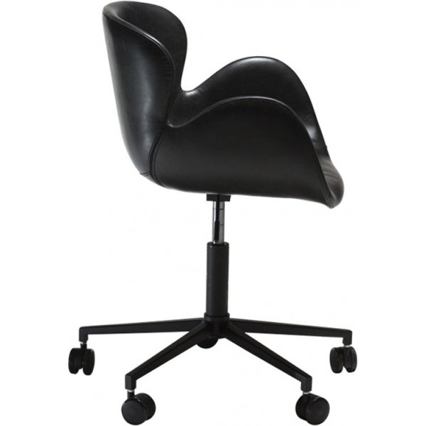 Chaise de bureau Gaia - Noir vintage