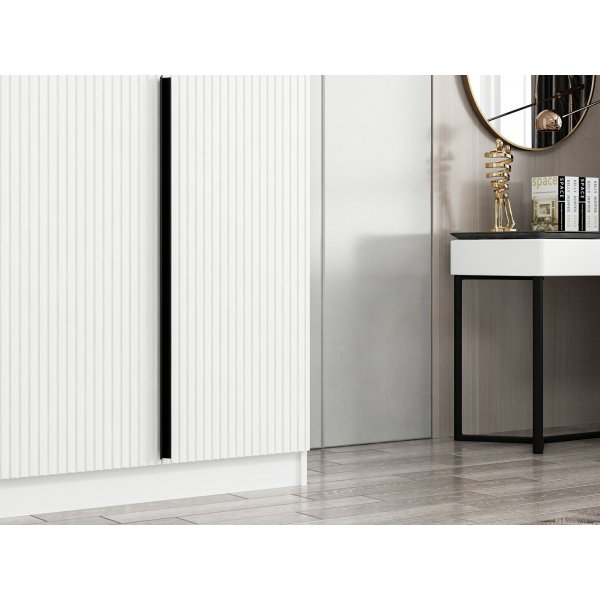 Armoire Cikani 90x52x210 cm - Blanc Armoire Cikani 90x52x210 cm - Blanc